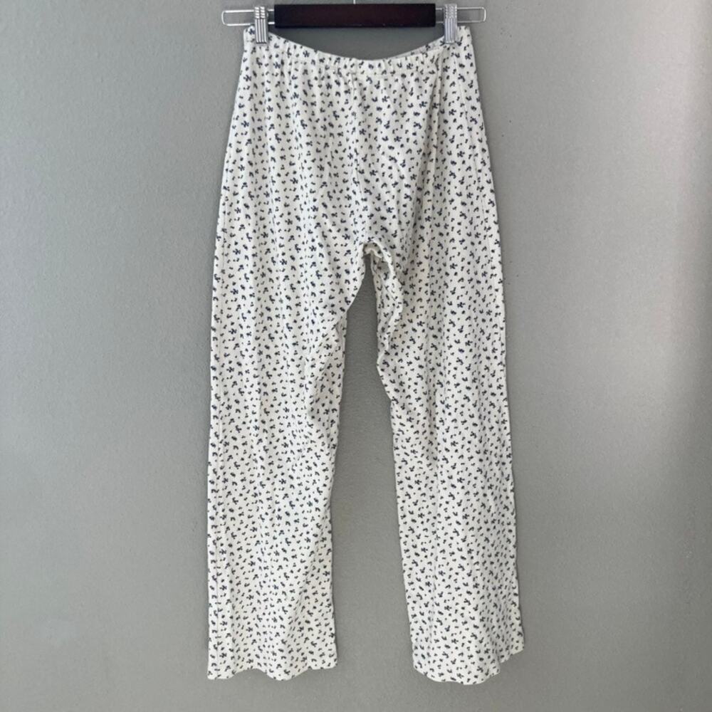 Brandy Melville Pointelle Knit Cottagecore Floral Matching Set Loungewear - Picture 9 of 10